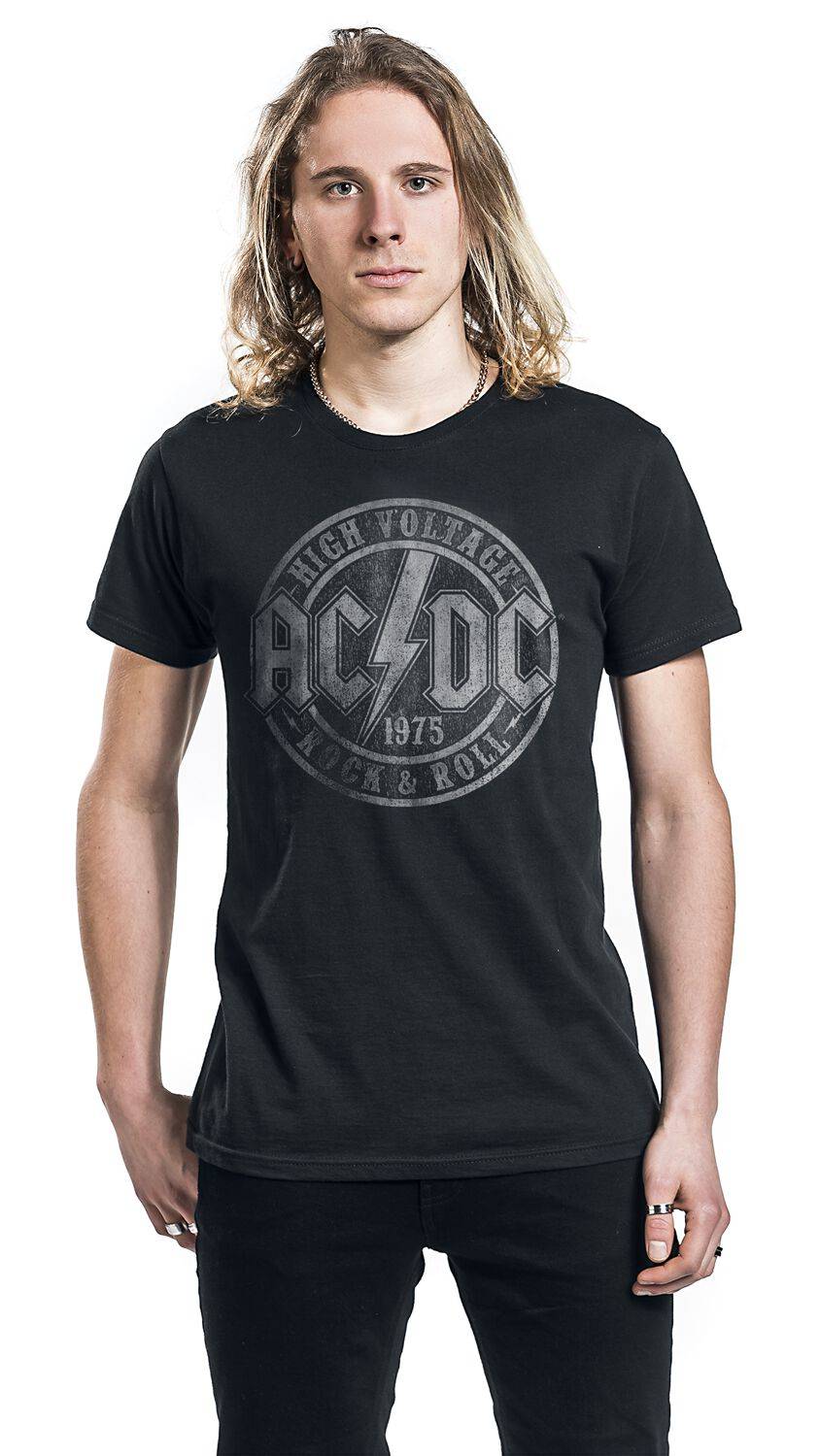 EMP "High Voltage 1975" T-Shirt schwarz von AC/DC Lagerräumung