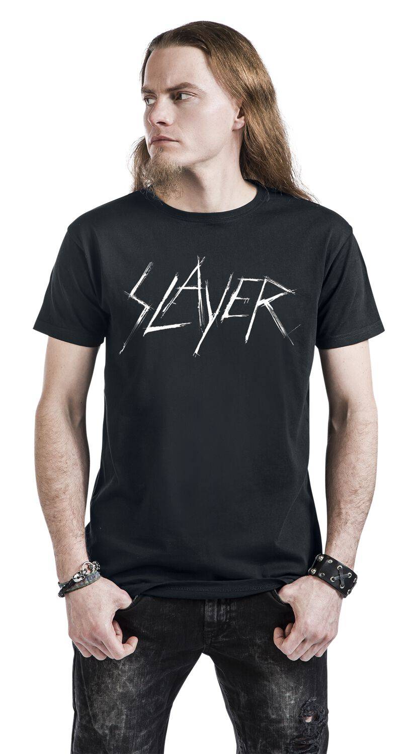 EMP "Scratchy Logo" T-Shirt schwarz von Slayer Top Angebot