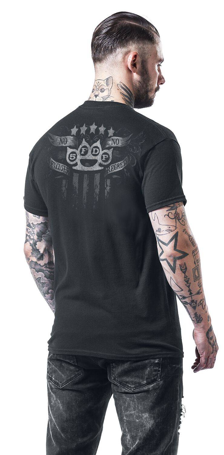 EMP "No Regrets" T-Shirt schwarz von Five Finger Death Punch Neuheiten