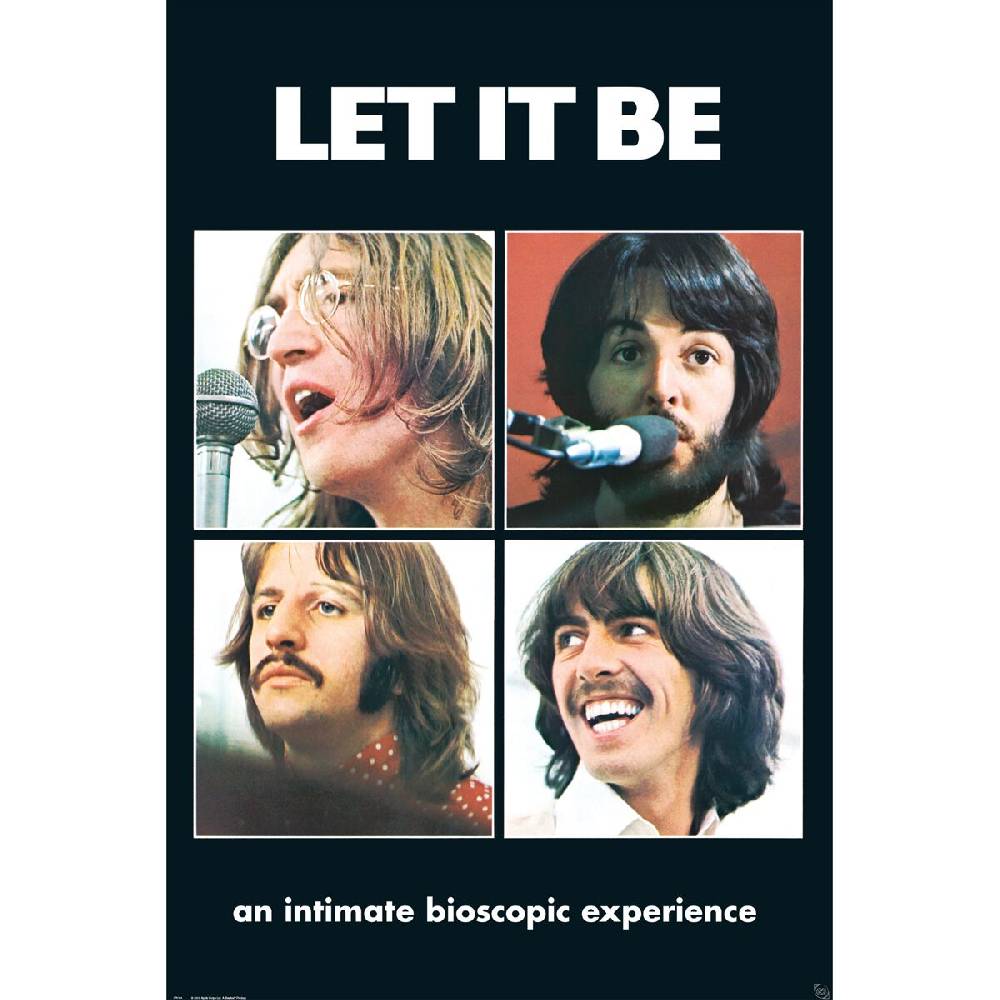 EMP "Let it be" Poster multicolor von The Beatles 50% Rabatt für begrenzte Zeit