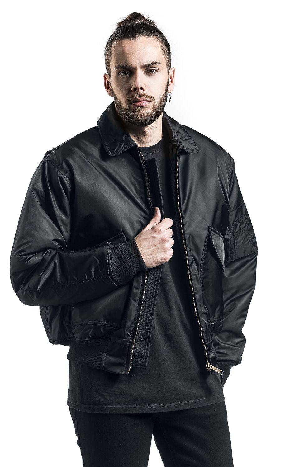 EMP "CWU Jacke" Übergangsjacke schwarz von Brandit Schlussverkauf