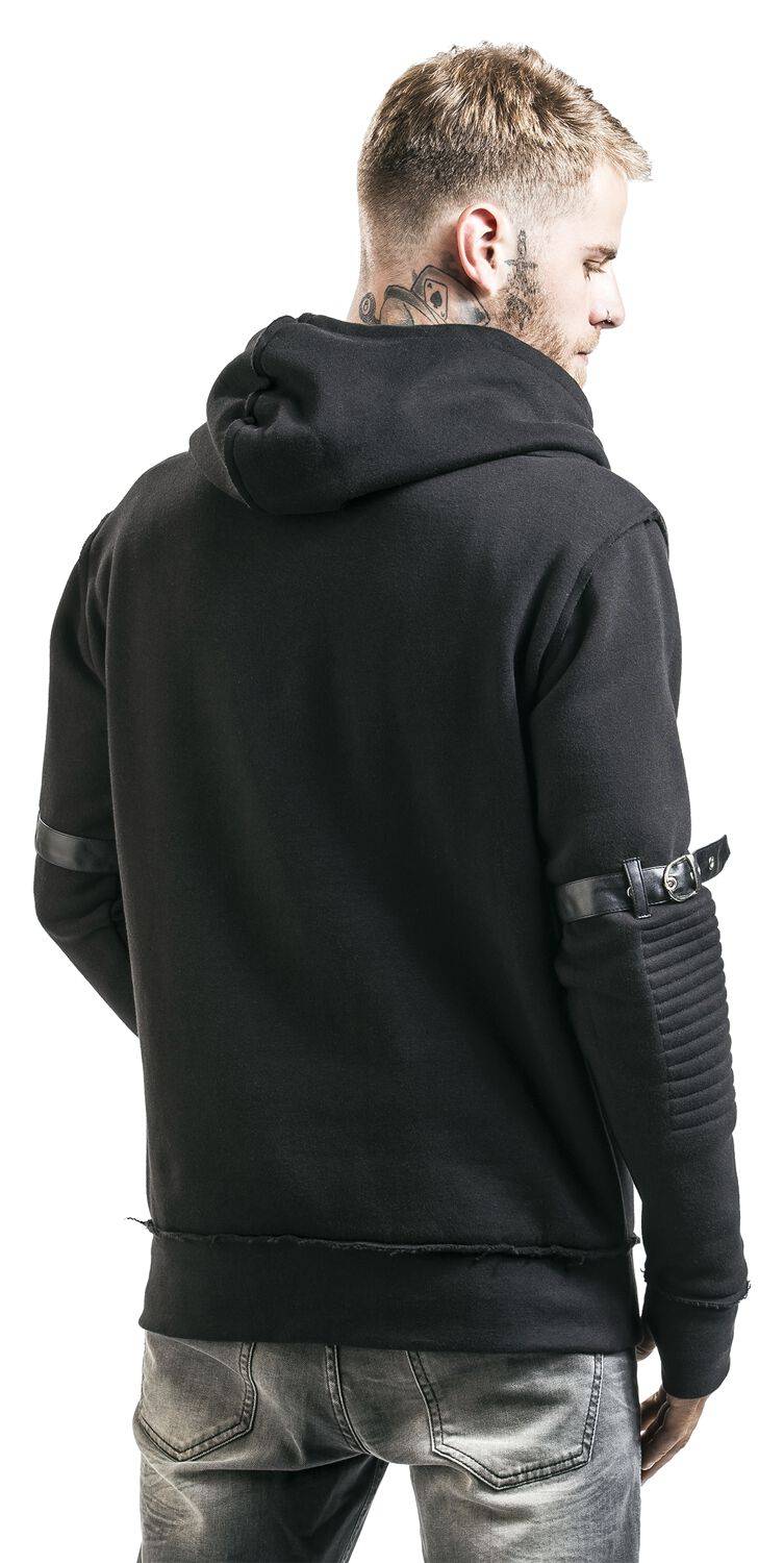 EMP "Voyage Hood" Kapuzenpullover schwarz von Vixxsin Kostenloser Versand