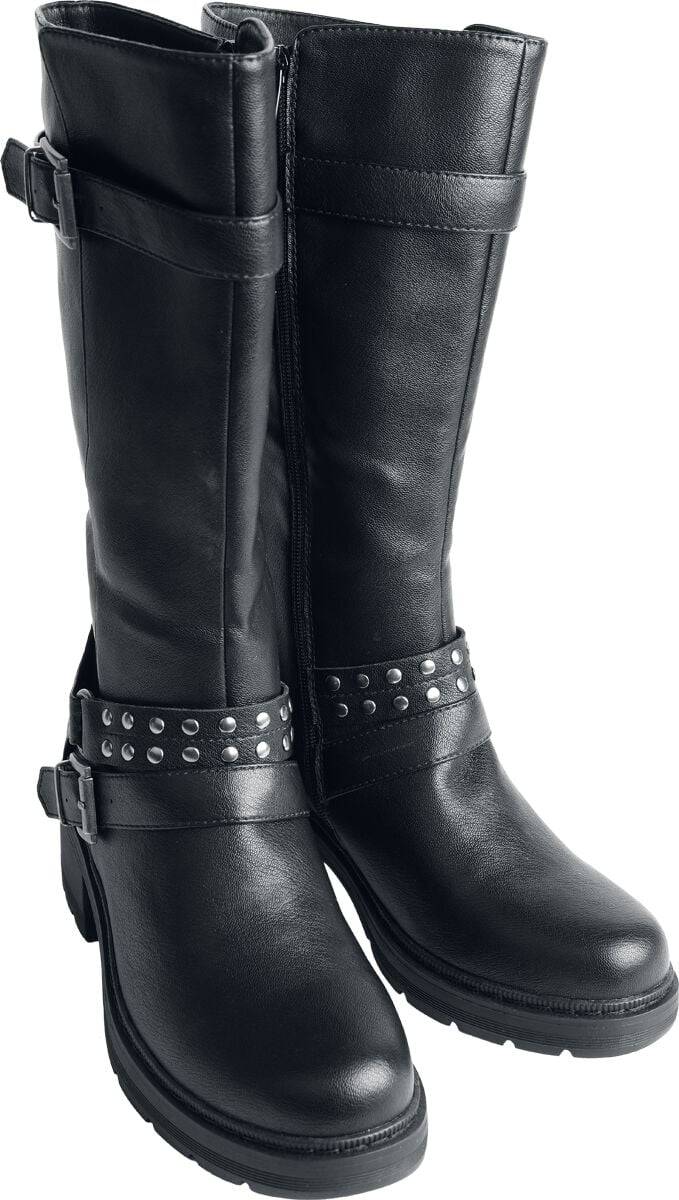 EMP Stiefel schwarz von Gothicana by EMP Limitierter Zeitrabatt