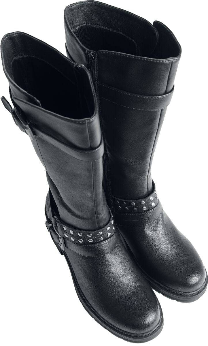 EMP Stiefel schwarz von Gothicana by EMP Limitierter Zeitrabatt