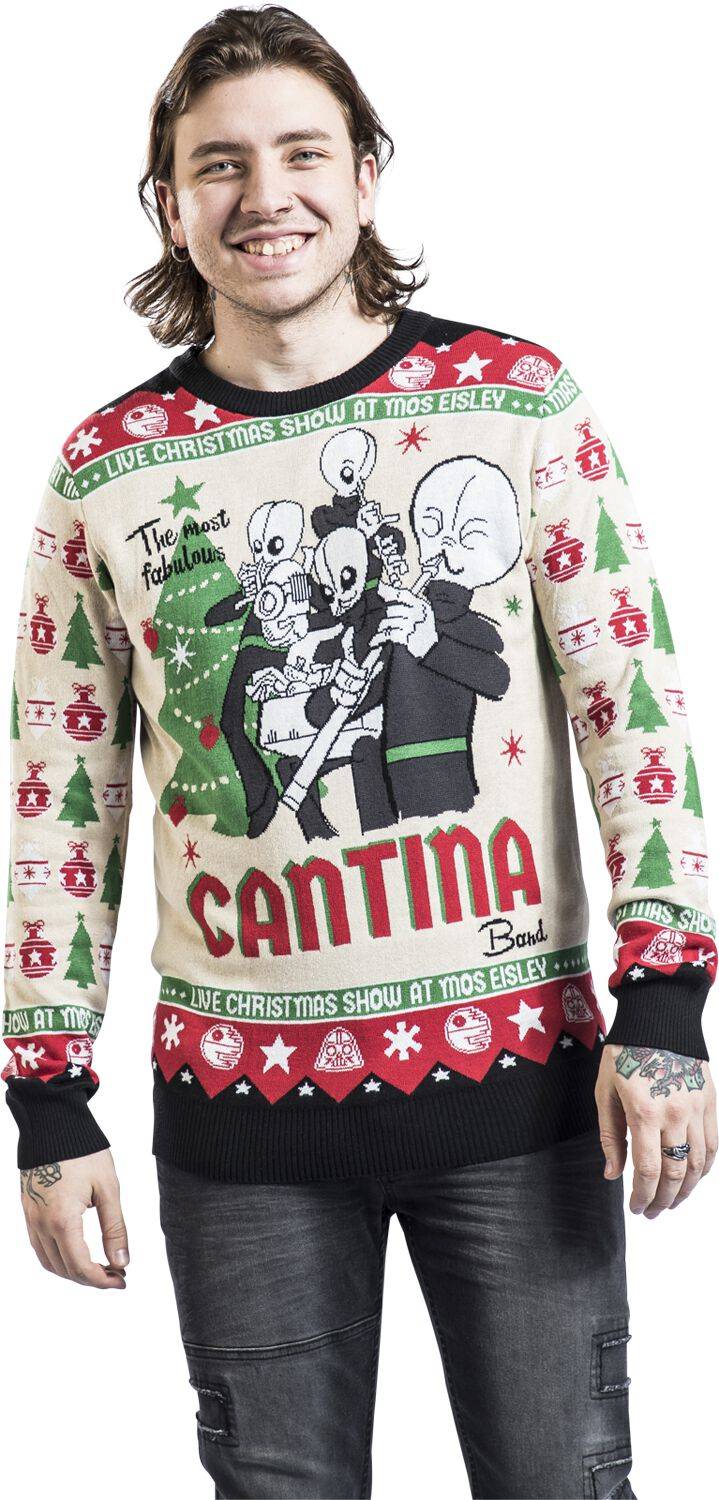 EMP "Cantina Band" Weihnachtspullover multicolor von Star Wars Versandkostenfrei