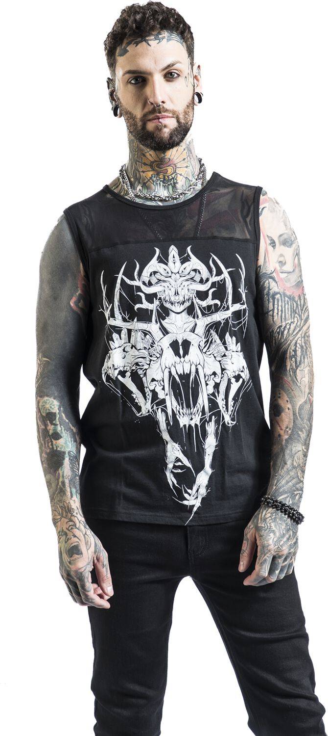 EMP Tank-Top schwarz von Gothicana by EMP Neuheiten
