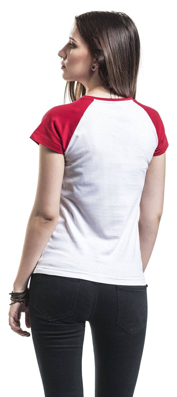 EMP "Daddy's Lil' Monster" T-Shirt weiß/rot von Suicide Squad Discount Store für neue Produkte