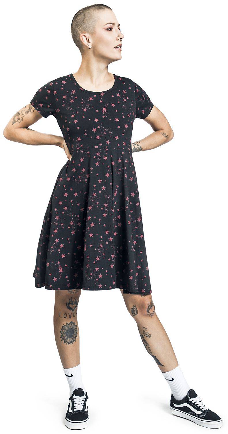 EMP Kurzes Kleid schwarz/rot von RED by EMP Super Rabatt