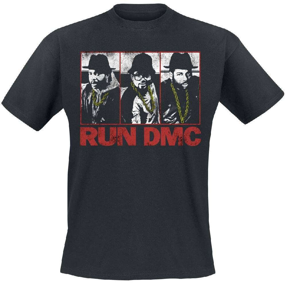 EMP "Photo Poster" T-Shirt schwarz von Run DMC Angebote