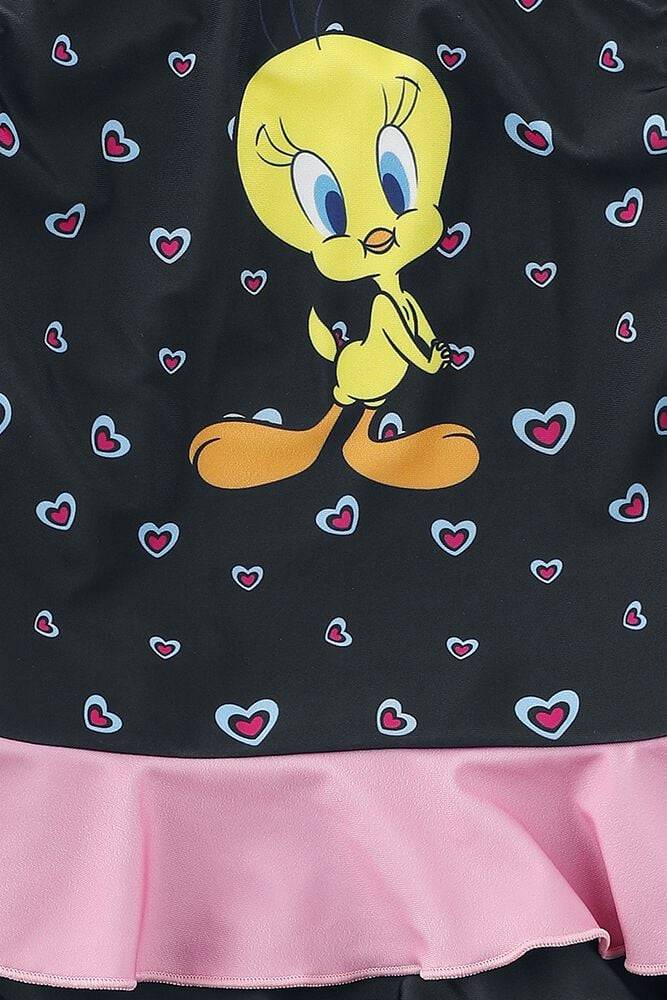 EMP "Kids - Charming Tweety" Kinder Badeanzug schwarz von Looney Tunes Flash Sale