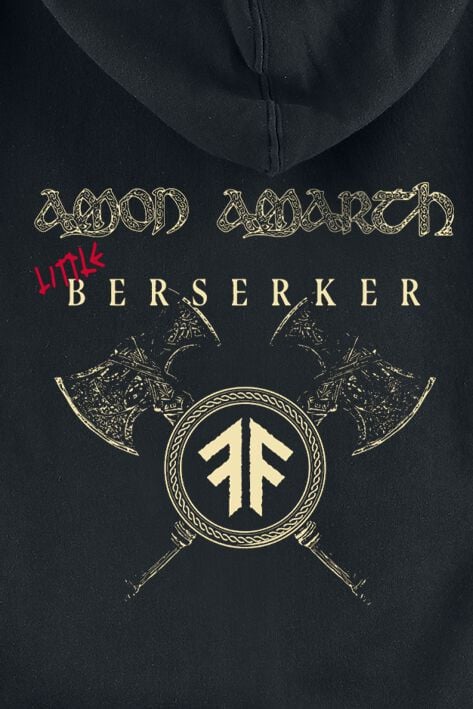 EMP "Metal-Kids - Little Berserker" Kinder-Kapuzenjacke schwarz von Amon Amarth Saisonschlussverkauf