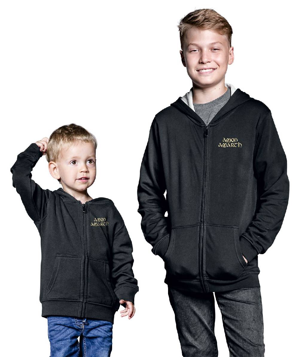 EMP "Metal-Kids - Little Berserker" Kinder-Kapuzenjacke schwarz von Amon Amarth Saisonschlussverkauf