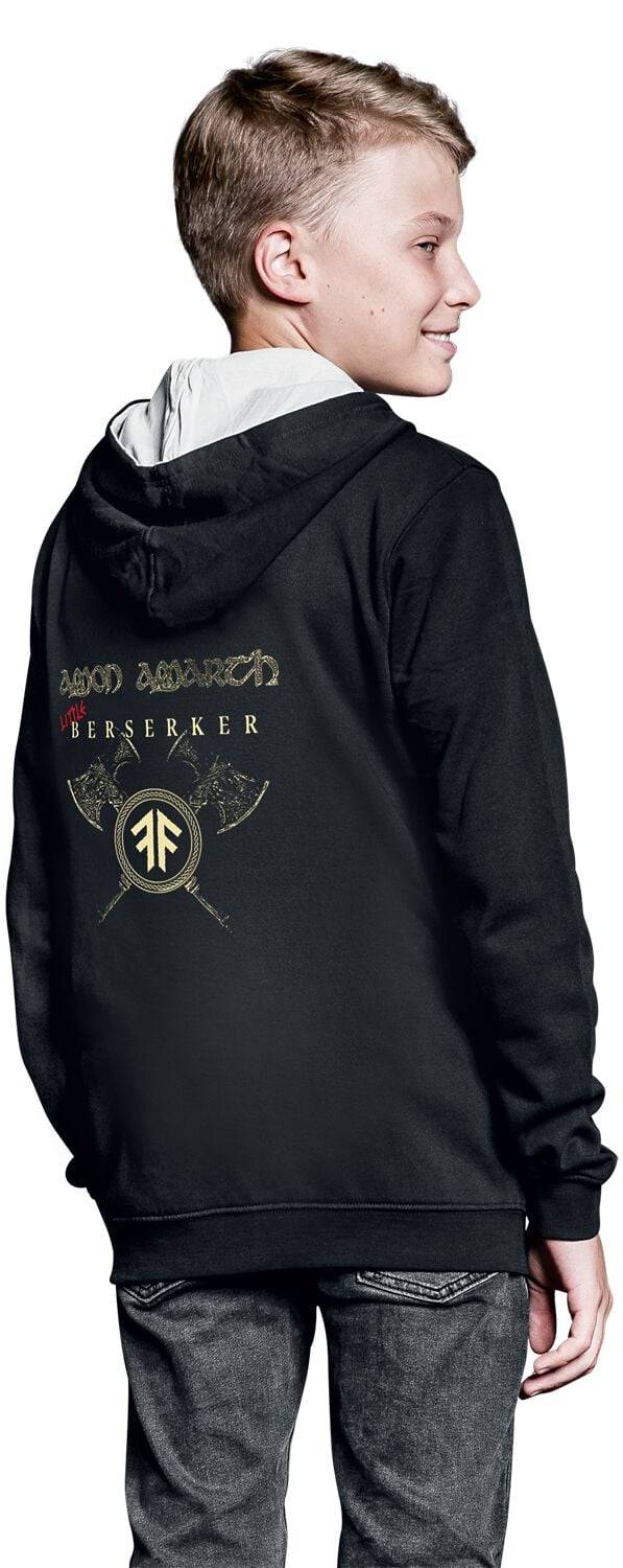EMP "Metal-Kids - Little Berserker" Kinder-Kapuzenjacke schwarz von Amon Amarth Saisonschlussverkauf
