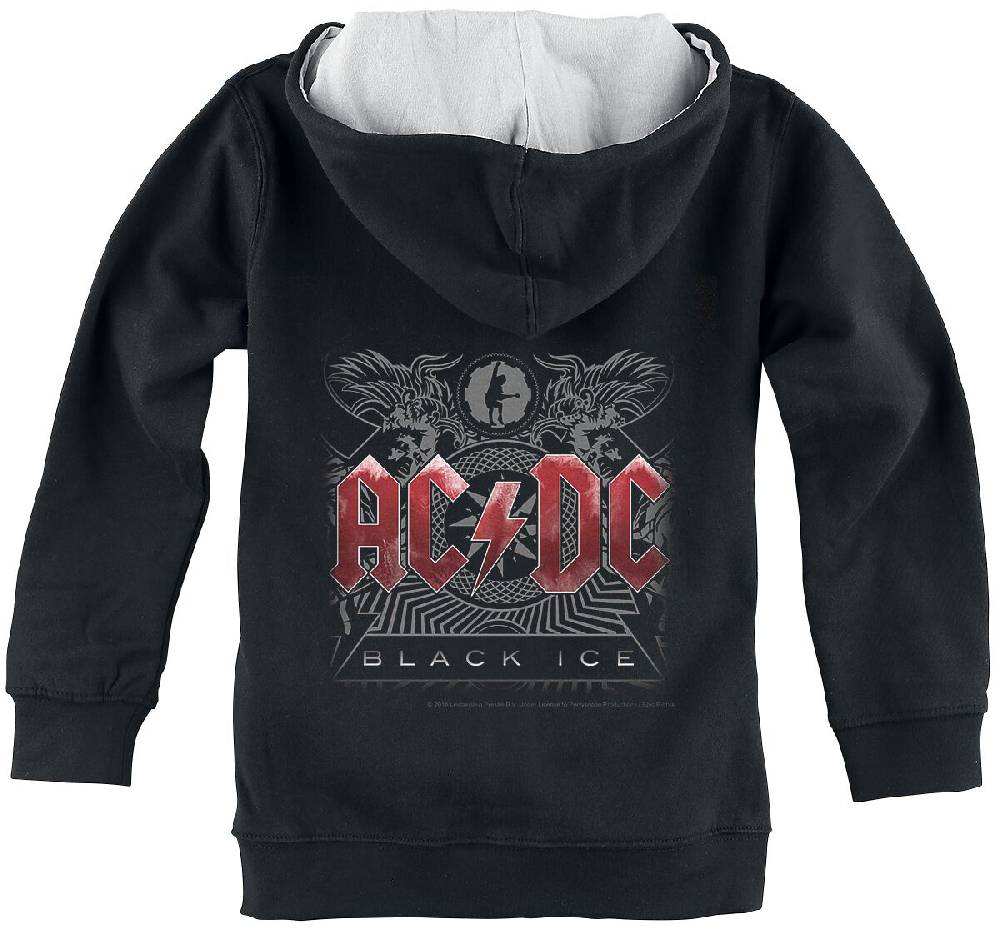 EMP "Metal-Kids - Black Ice" Kinder-Kapuzenjacke schwarz von AC/DC Black Friday