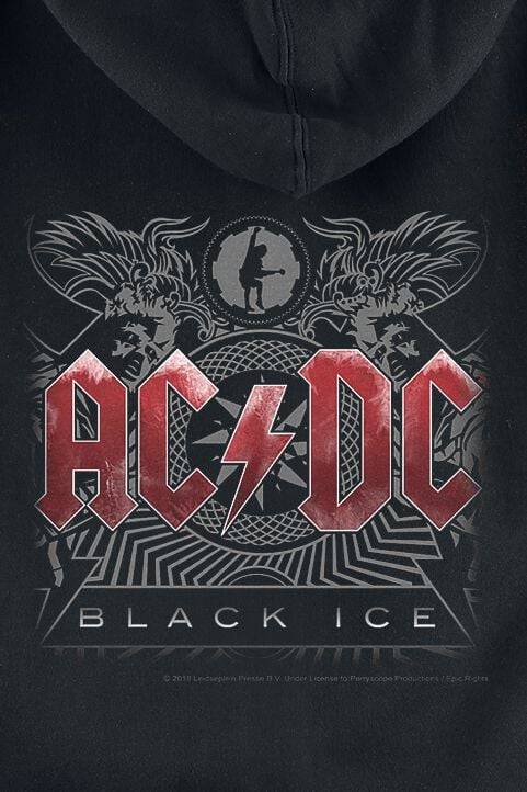 EMP "Metal-Kids - Black Ice" Kinder-Kapuzenjacke schwarz von AC/DC Black Friday