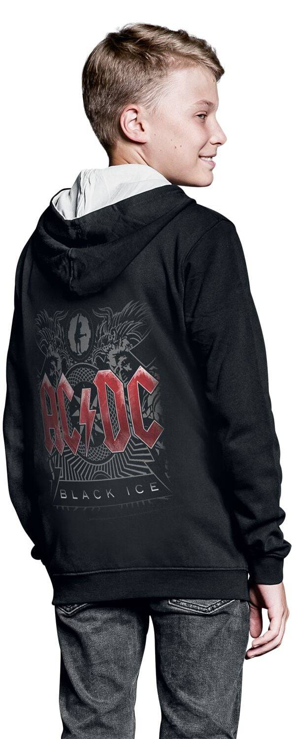 EMP "Metal-Kids - Black Ice" Kinder-Kapuzenjacke schwarz von AC/DC Black Friday