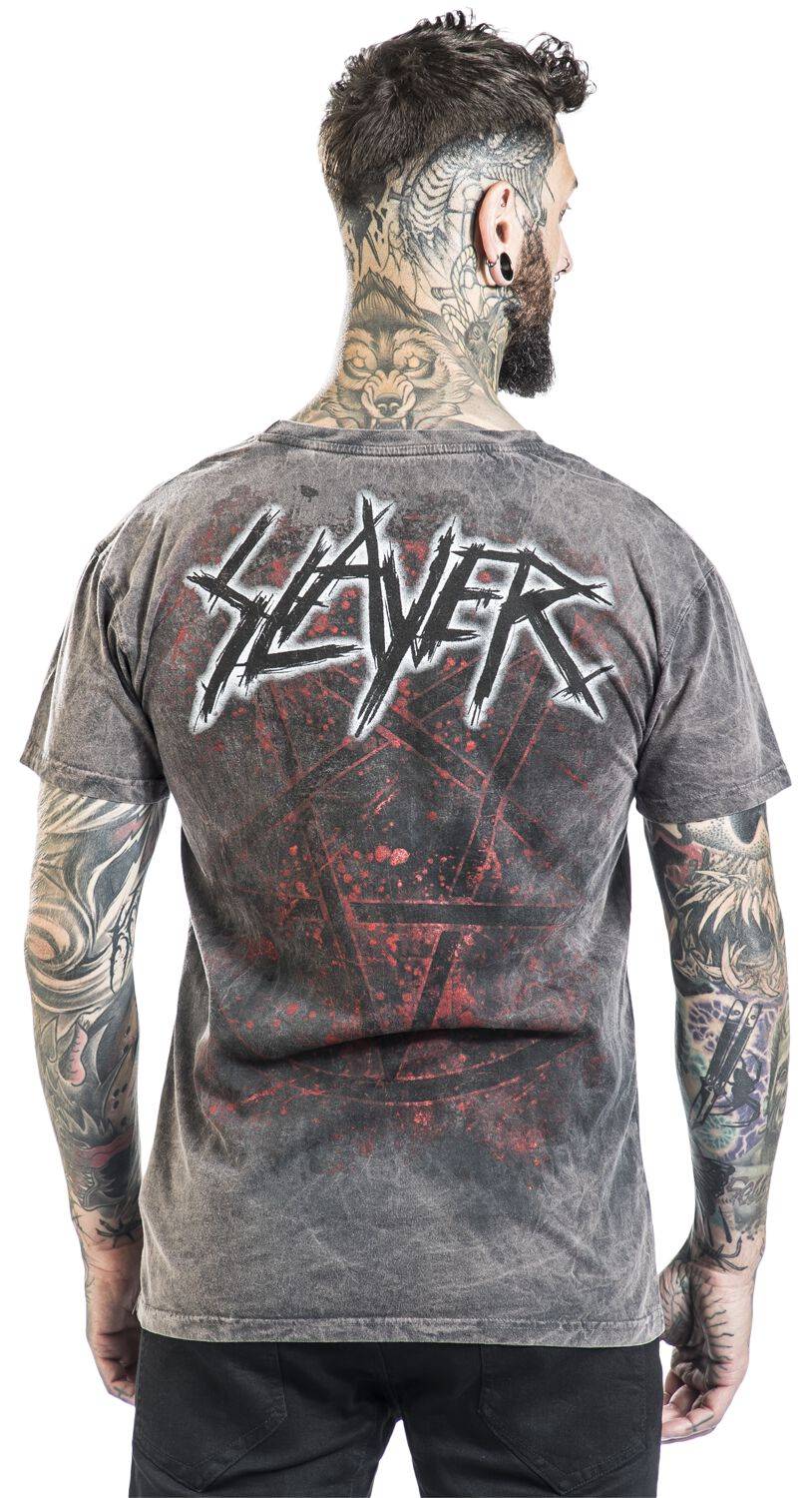 EMP "Mongo Logo" T-Shirt charcoal von Slayer Letzte 2 Tage