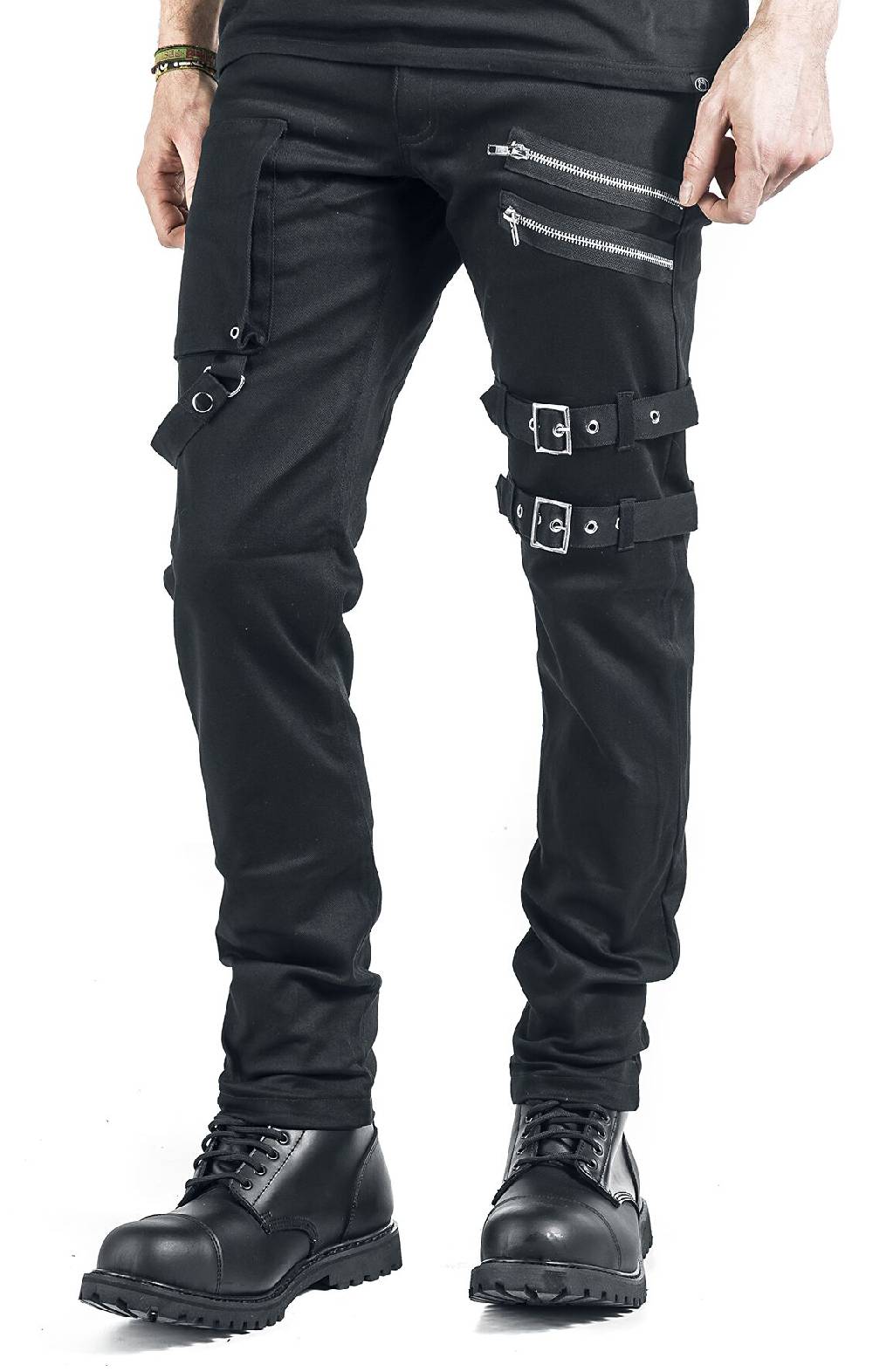 EMP "Ice Breaker" Jeans schwarz von Vixxsin 50% Rabatt mit kostenlosem Versand