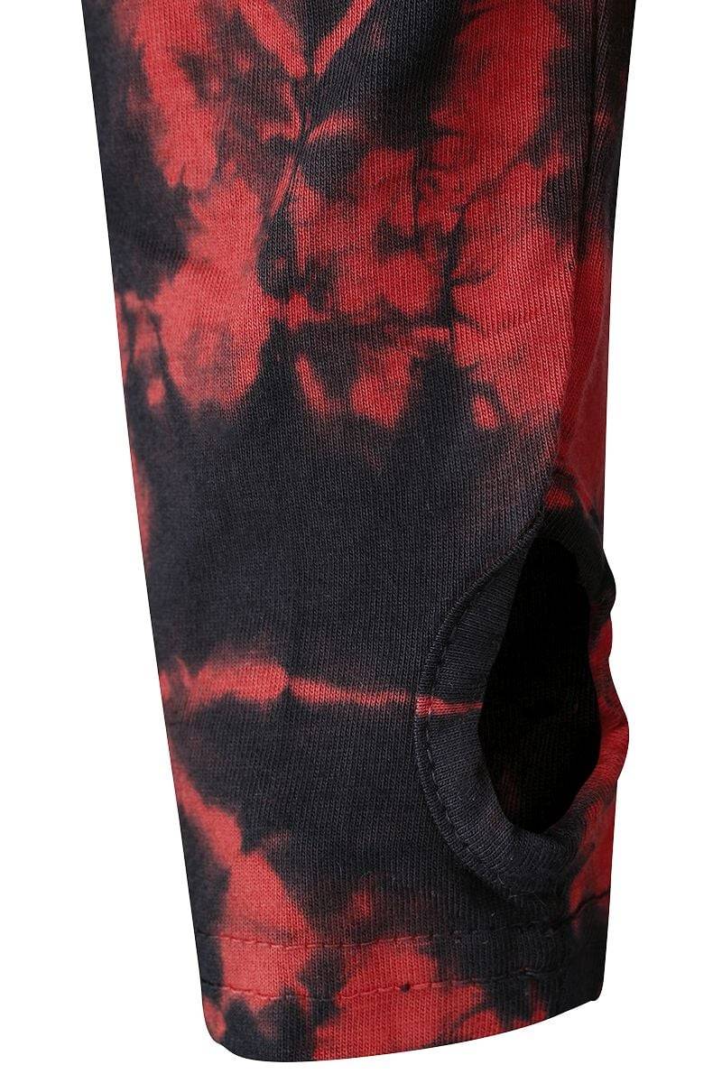 EMP "Morrigan Hood" Kapuzenpullover rot/schwarz von Innocent Speichern exportieren