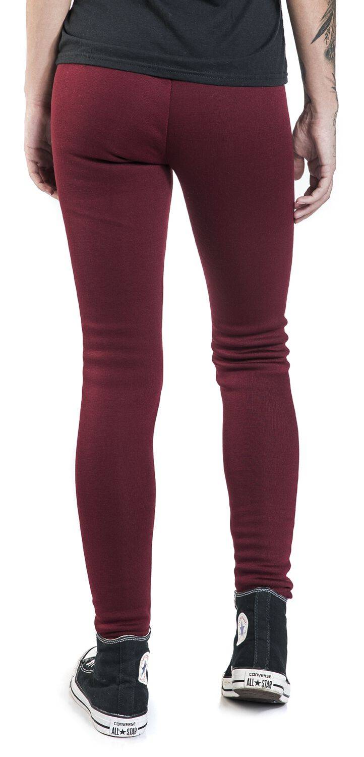 EMP "Gefütterte Winterleggings" Leggings rot von Ocultica Outlet