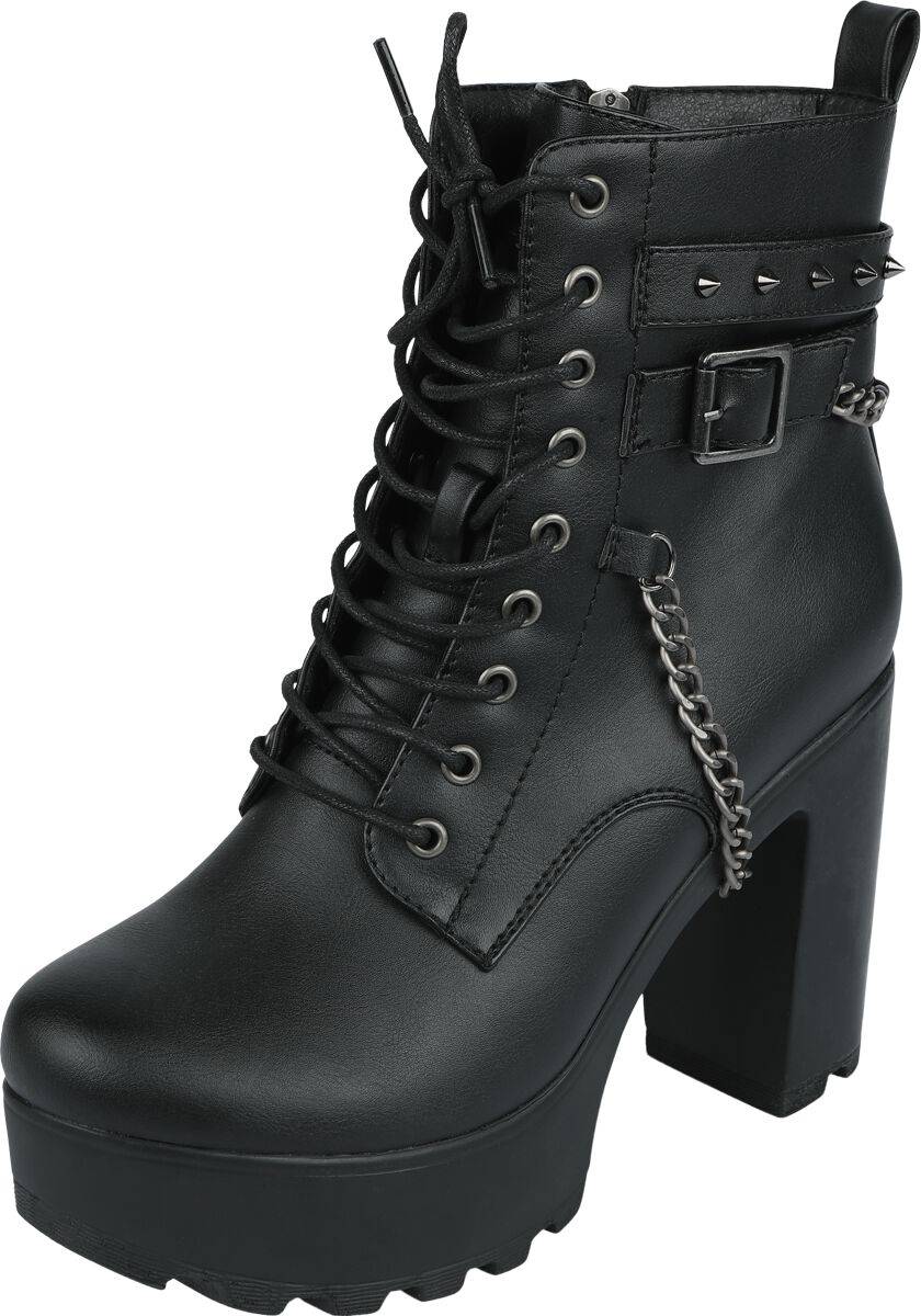 EMP High Heel schwarz von Rock Rebel by EMP Verkauf