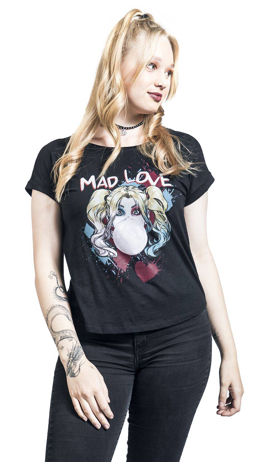 EMP "Mad Love" T-Shirt schwarz von Harley Quinn Fabrik Onlineshop