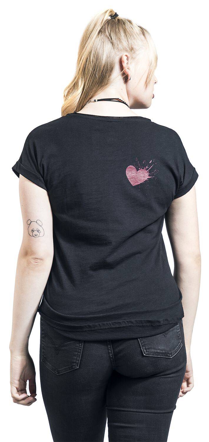 EMP "Mad Love" T-Shirt schwarz von Harley Quinn Fabrik Onlineshop