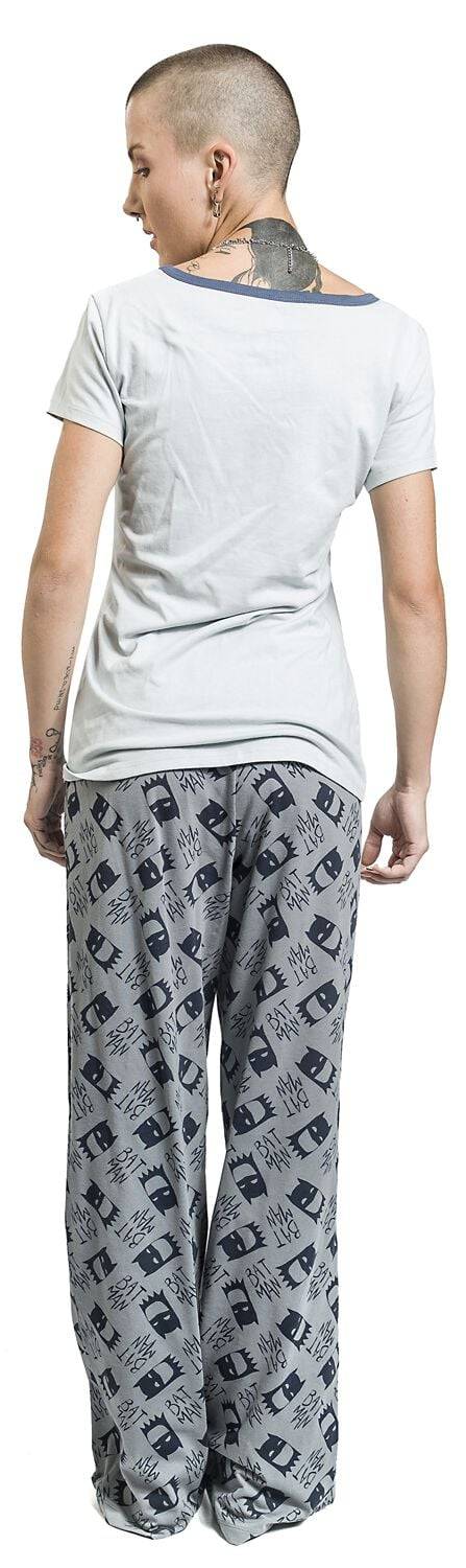 EMP Schlafanzug blaugrau von Batman Sonderangebot