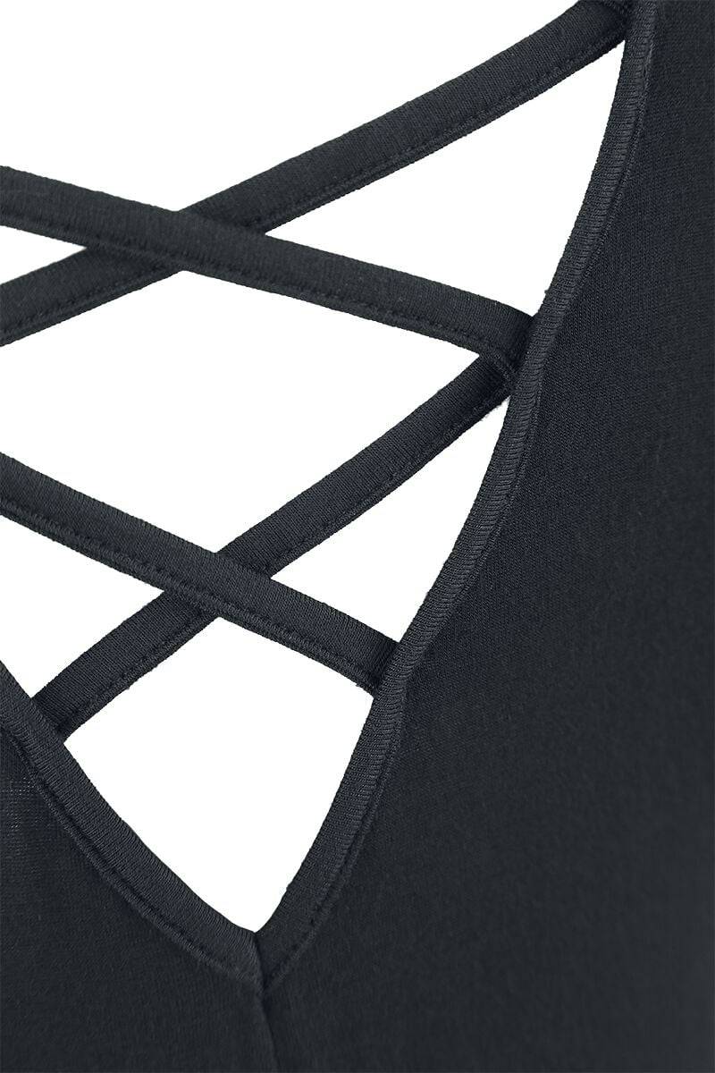 EMP "Top Lace Back" Kurzes Kleid schwarz von Black Premium by EMP Begrenztes Angebot