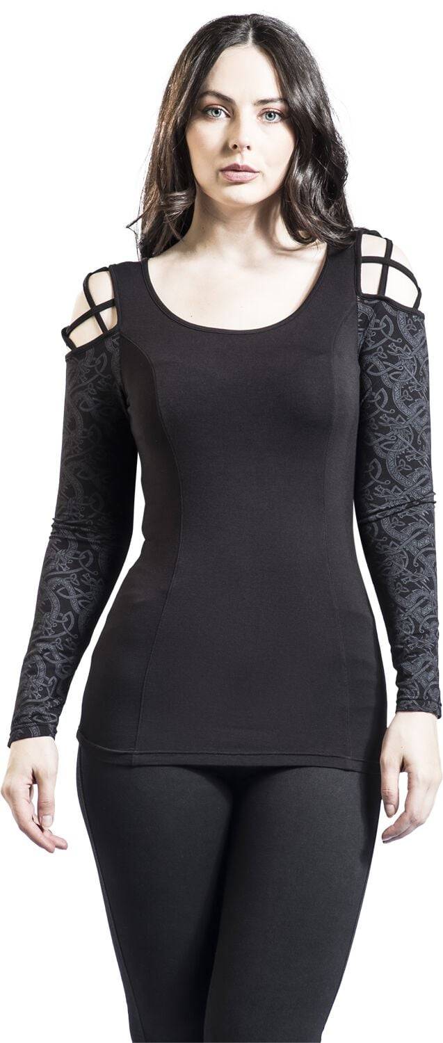 EMP Langarmshirt schwarz von Black Premium by EMP Preisnachlass