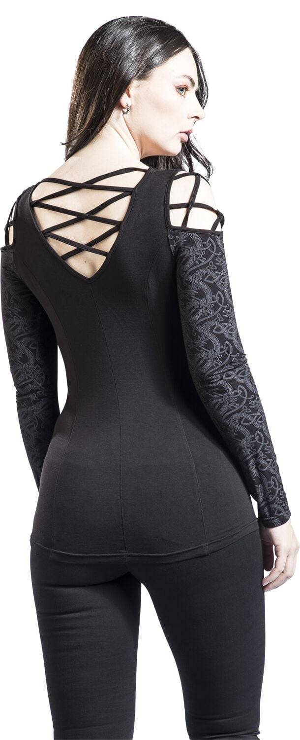 EMP Langarmshirt schwarz von Black Premium by EMP Preisnachlass