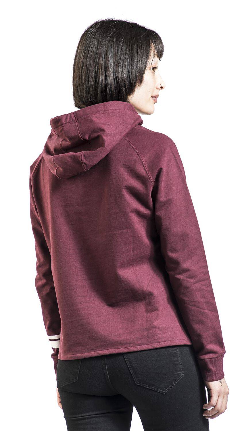 EMP "CALLANISH" Kapuzenpullover dunkelrot von Lonsdale London Black Friday