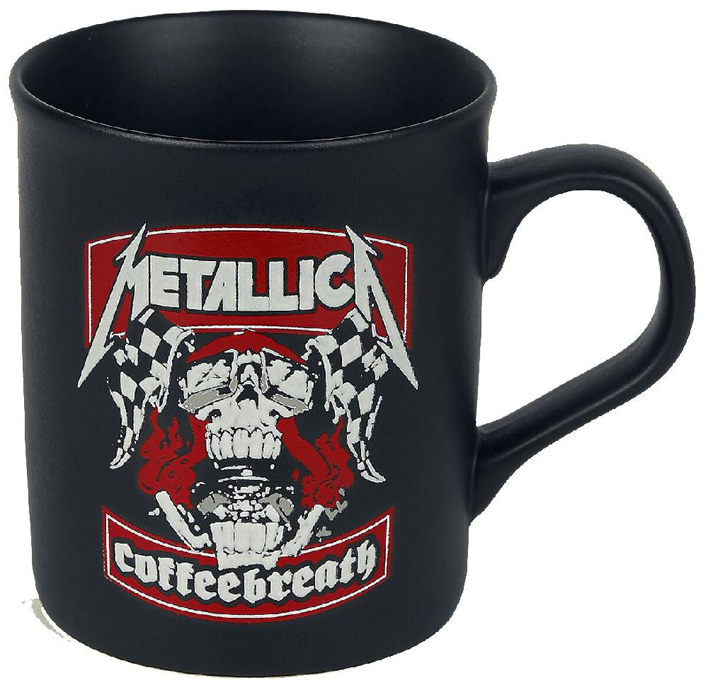 EMP "Coffeebreath" Tasse mattschwarz von Metallica Weihnachtsangebot