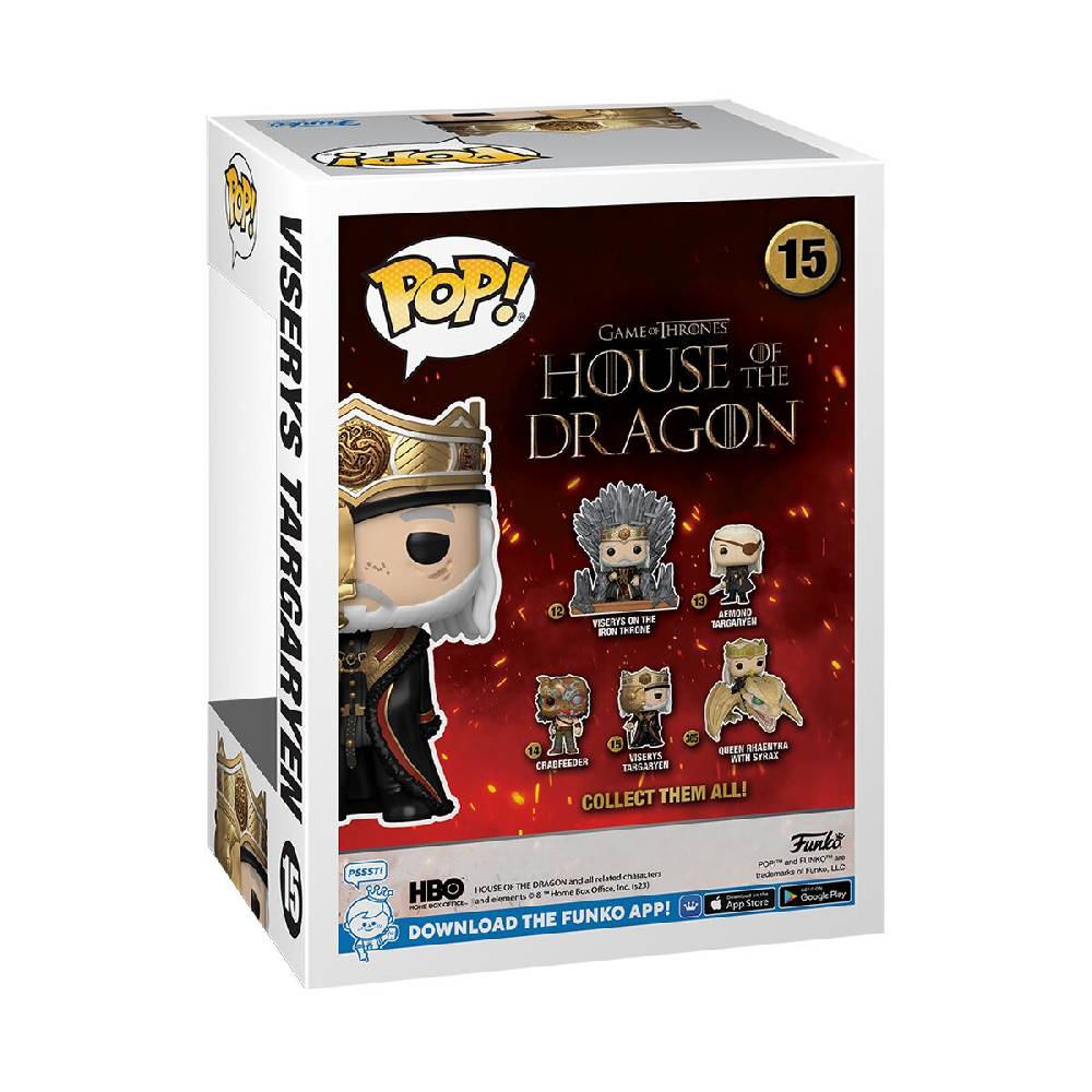 EMP "Viserys Targaryen (Chase Edition möglich!) Vinyl Figur 15" Funko Pop! multicolor von House Of The Dragon Top Angebot