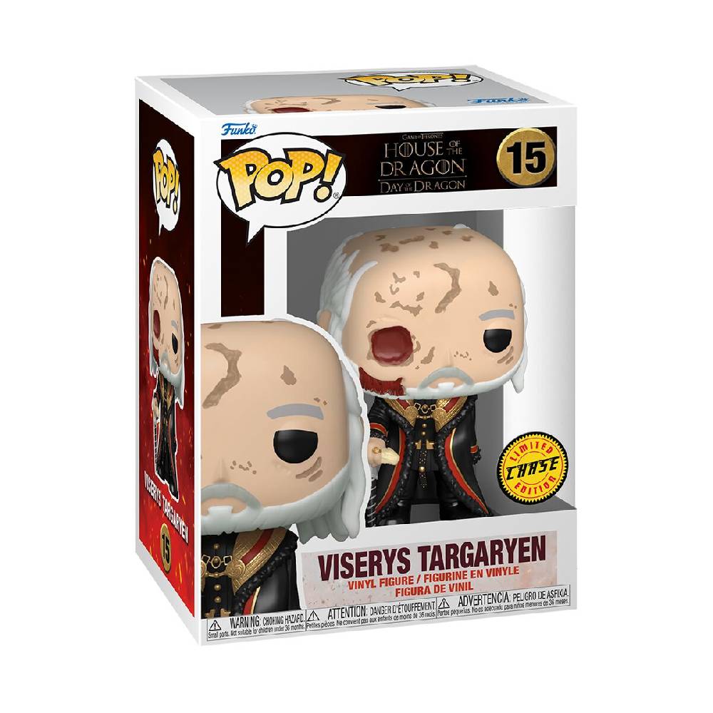 EMP "Viserys Targaryen (Chase Edition möglich!) Vinyl Figur 15" Funko Pop! multicolor von House Of The Dragon Top Angebot