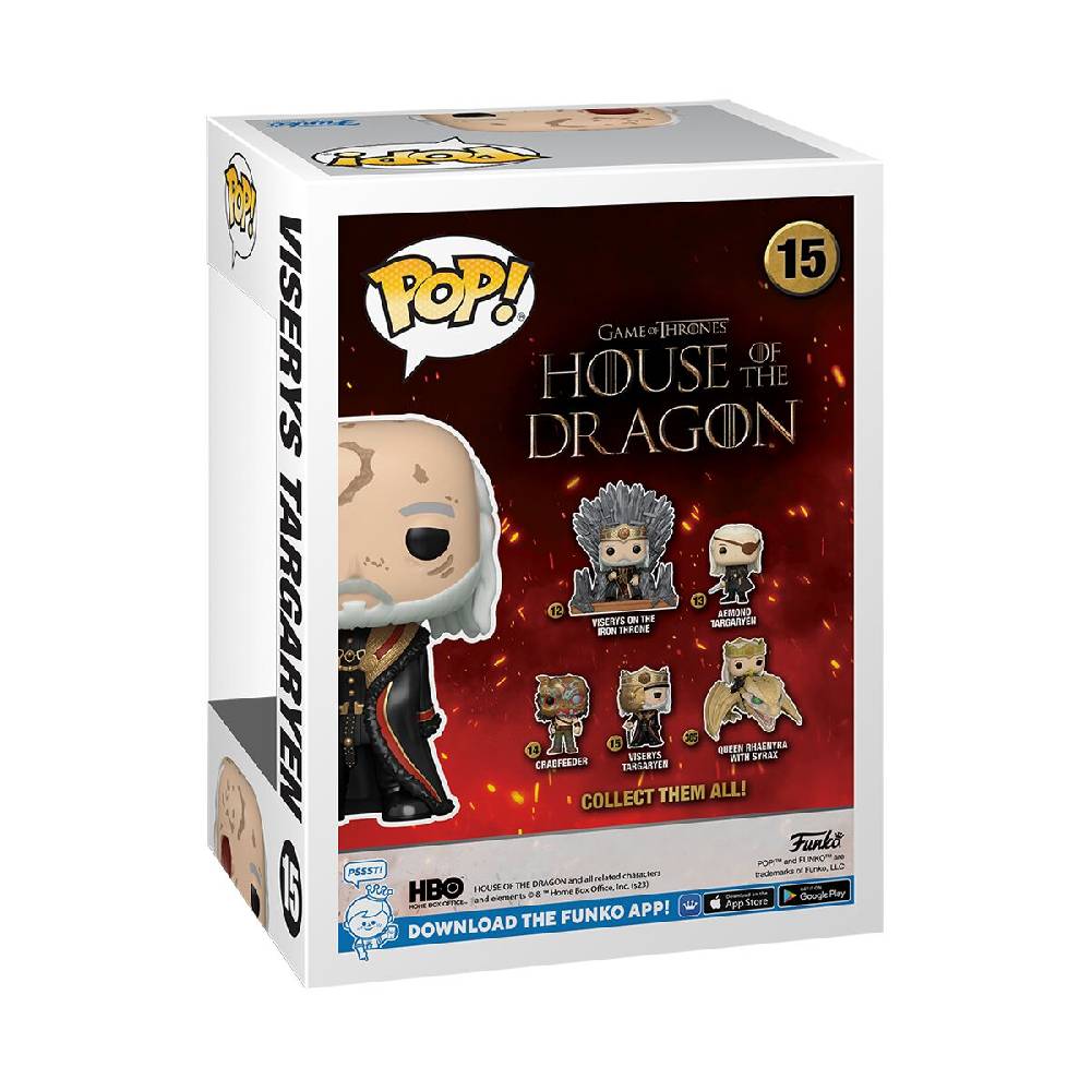 EMP "Viserys Targaryen (Chase Edition möglich!) Vinyl Figur 15" Funko Pop! multicolor von House Of The Dragon Top Angebot