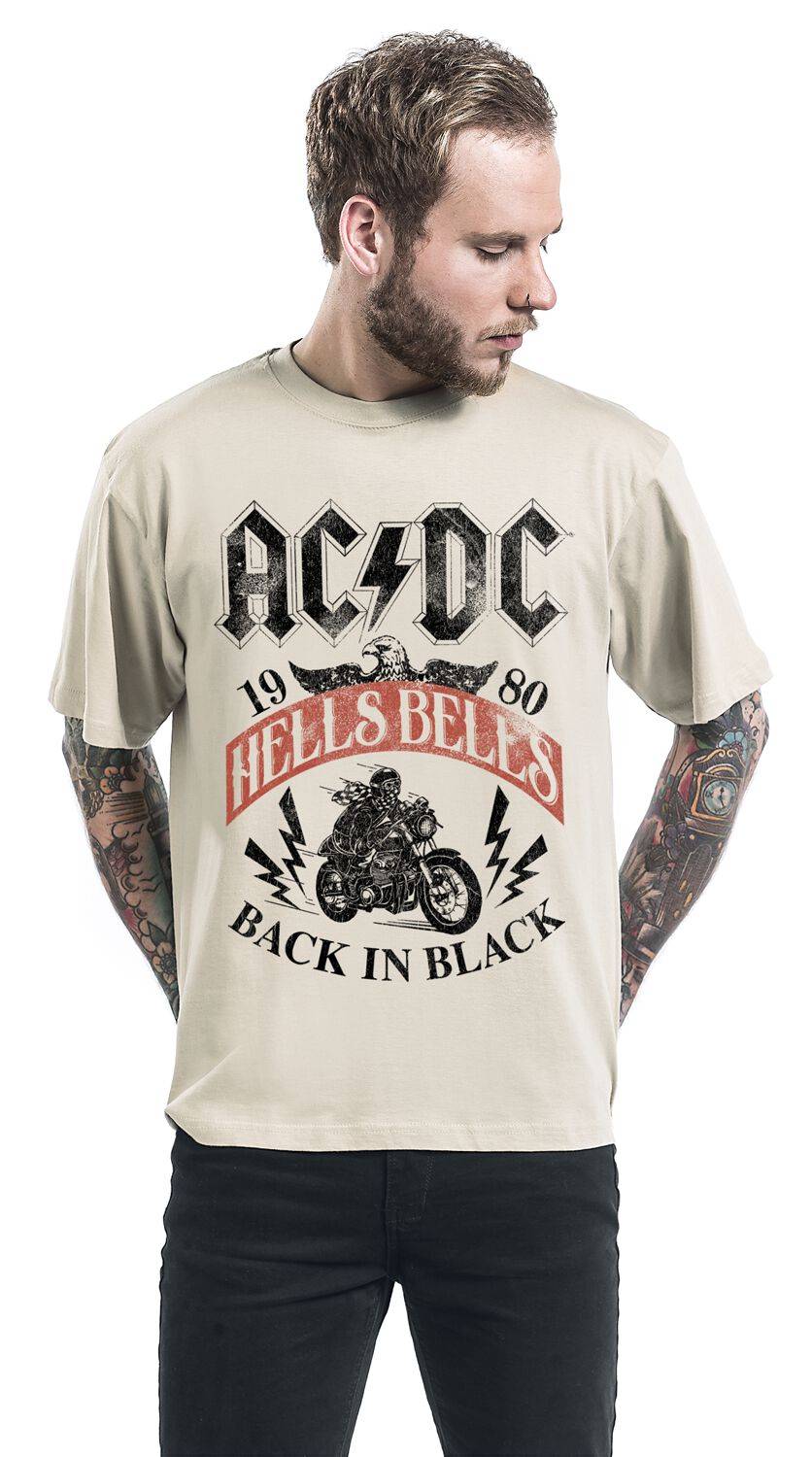 EMP "Hells Bells 1980" T-Shirt beige von AC/DC Exklusive Angebote