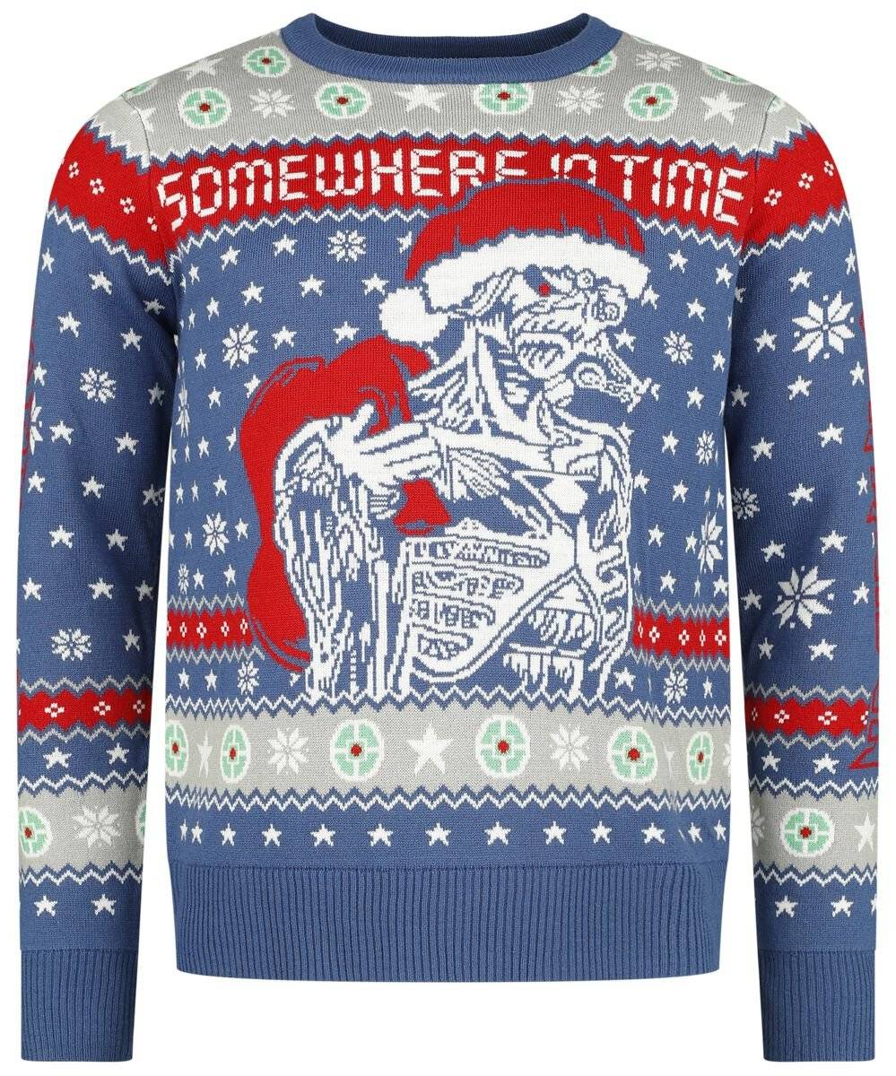 EMP "Holiday Sweater 2024" Weihnachtspullover multicolor von Iron Maiden