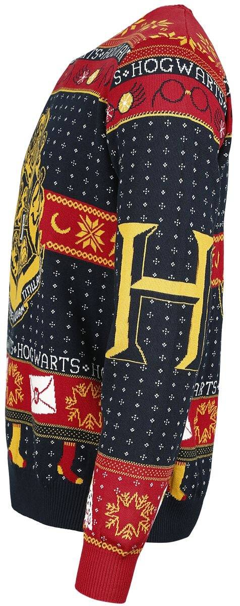 EMP "Hogwarts" Weihnachtspullover multicolor von Harry Potter VIP-Rabatte