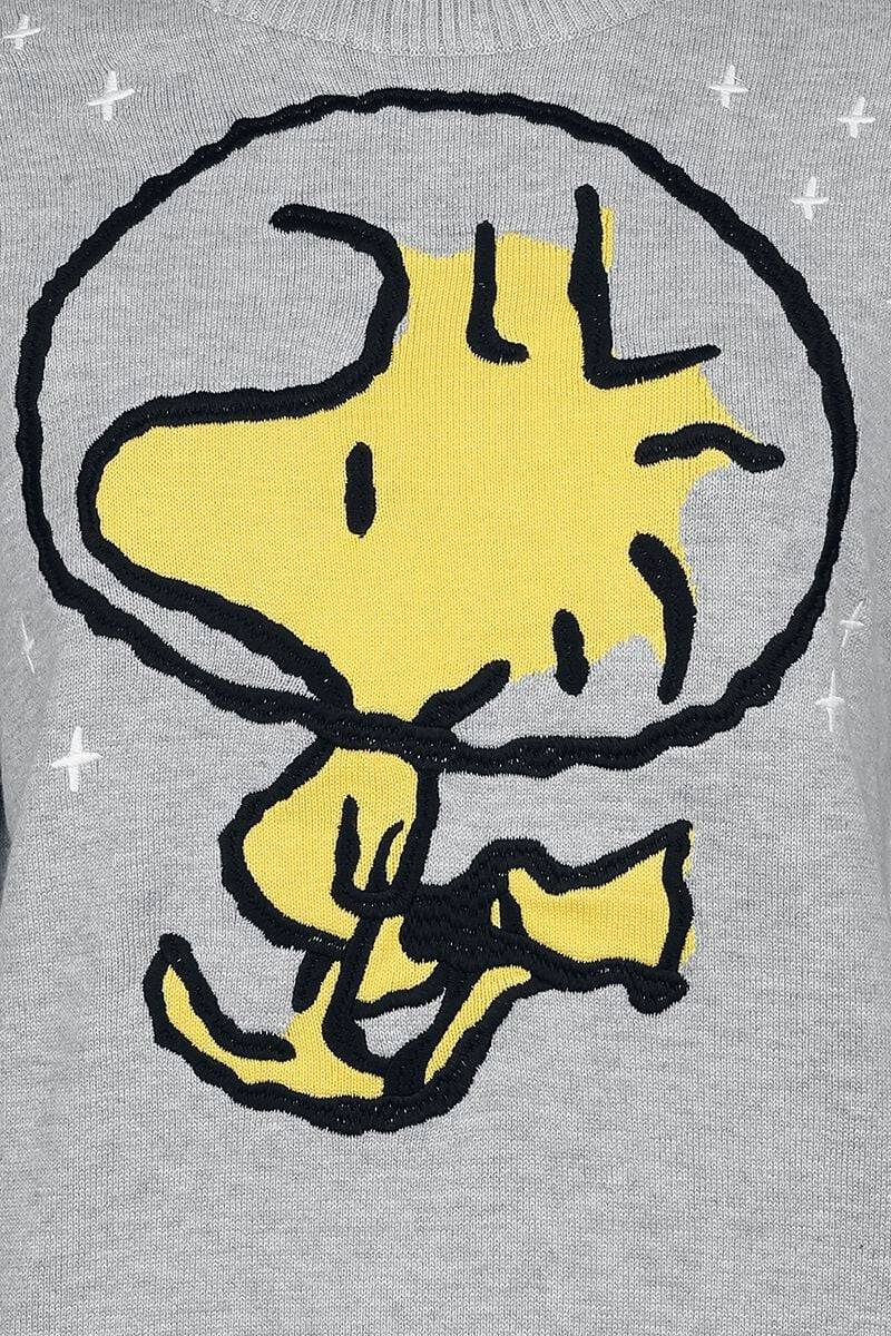 EMP "Woodstock" Strickpullover grau meliert von Peanuts Letzte 3 Tage