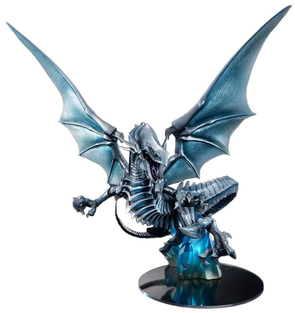 EMP "Duel Monsters Art Work - Blauäugiger weißer Drache (Holographic Edition)" Statue multicolor von Yu-Gi-Oh! Riesige Rabatte