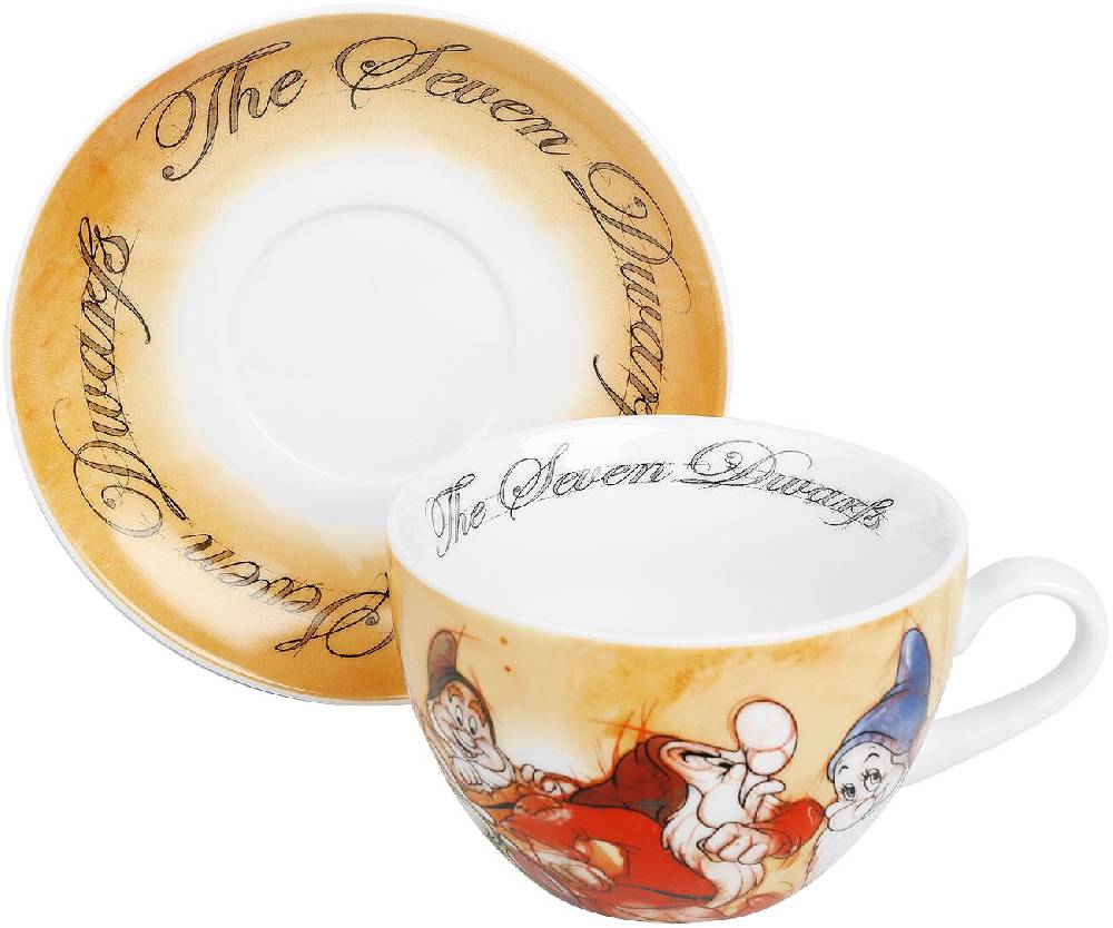 EMP "7 Zwerge - Cappuccino Tasse" Tasse multicolor von Schneewittchen Kostenloser Versand international