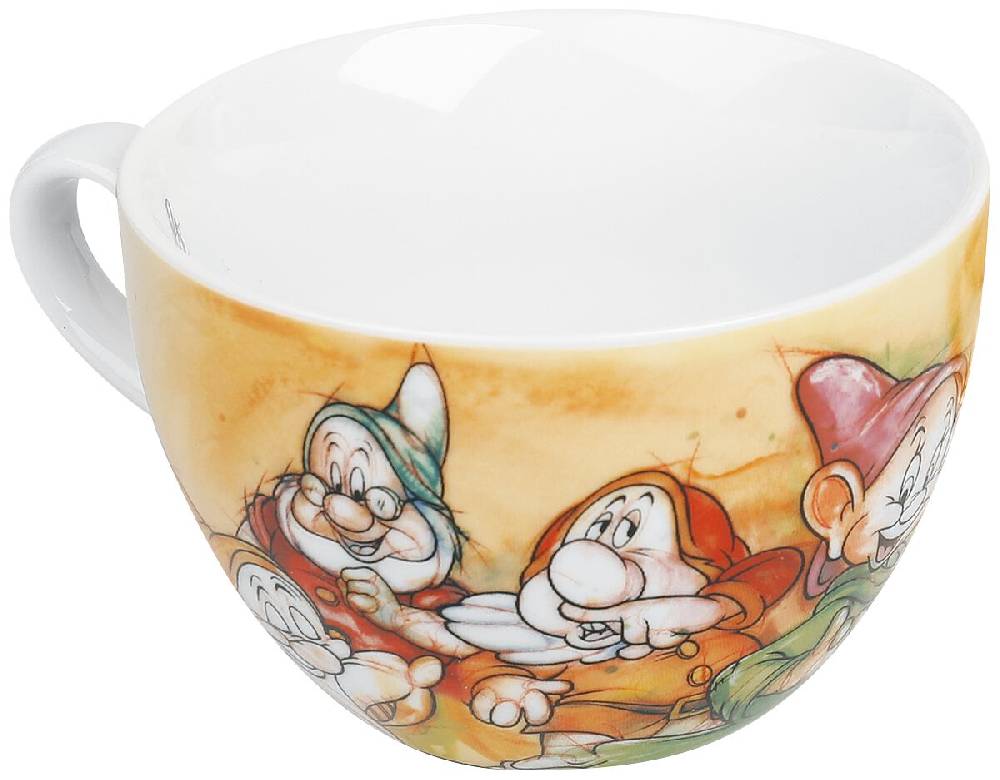 EMP "7 Zwerge - Cappuccino Tasse" Tasse multicolor von Schneewittchen Kostenloser Versand international