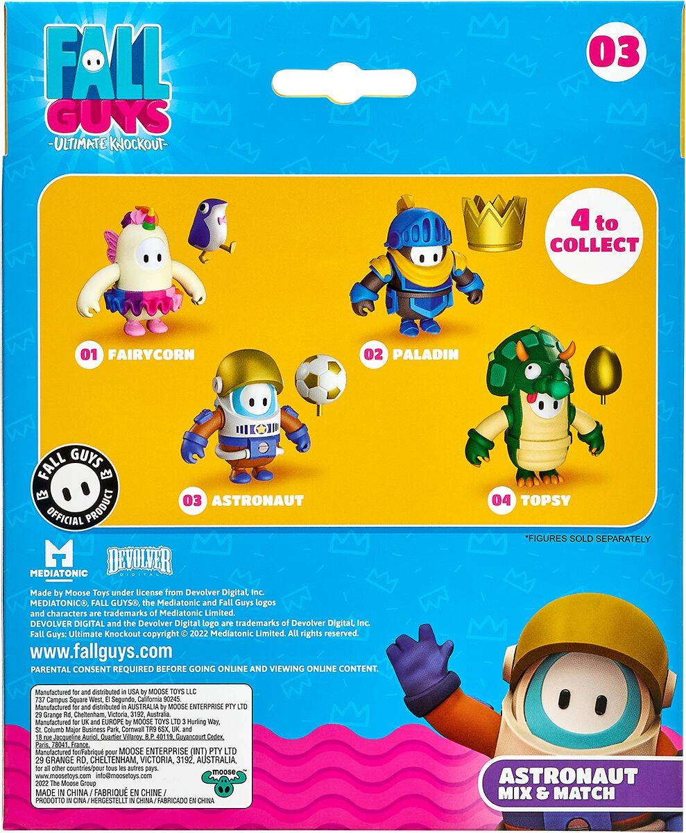 EMP "Mix & Match-Figur - Astronaut 03" Actionfigur multicolor von Fall Guys Begrenzt auf 3 Tage