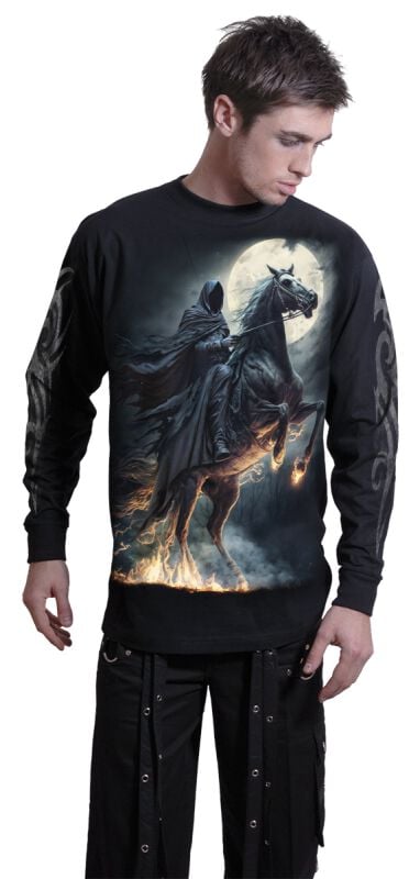 EMP "Shadow Rider" Langarmshirt schwarz von Spiral 2025