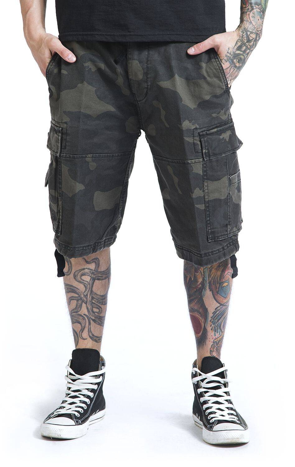 EMP "Vintage Shorts" Short darkcamo von Brandit Fabrikpreis