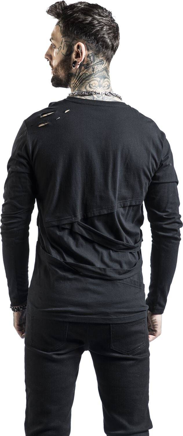 EMP Langarmshirt schwarz von Gothicana by EMP Günstig kaufen