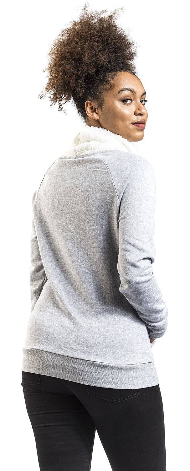 EMP "Ich bin nicht dick. Ich bin flauschig!" Sweatshirt grau meliert von Pummeleinhorn Großer Ausverkauf