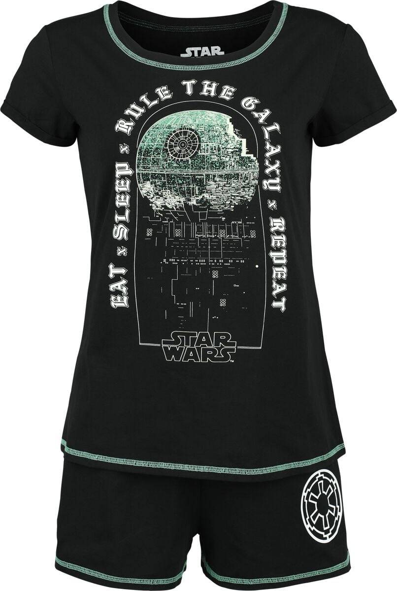 EMP Schlafanzug schwarz von Star Wars Flash Sale