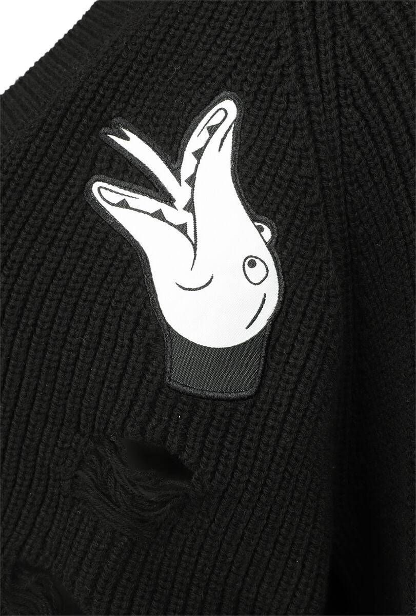 EMP "Snake" Cardigan schwarz von The Nightmare Before Christmas Begrenztes Angebot